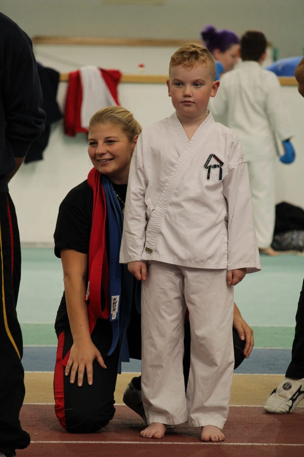 Kinder lernen Karate im PSV Anhalt Zerbst